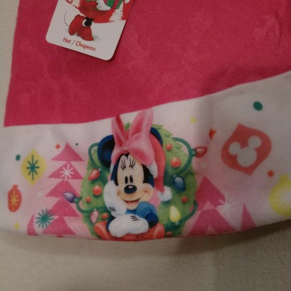 Disney Minnie Mouse Holiday Christmas Hat NWT - Picture 2 of 7